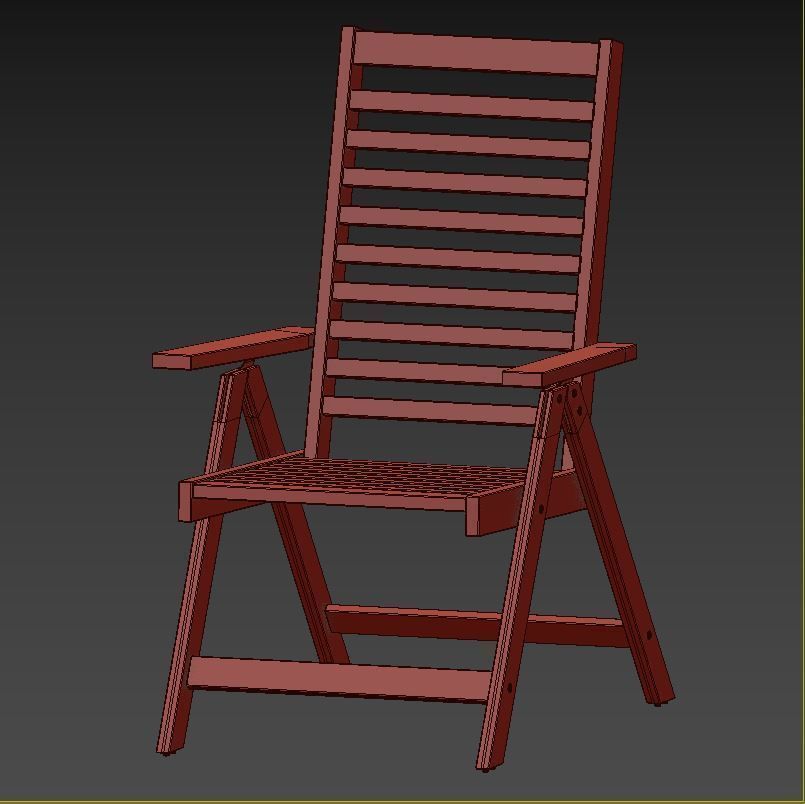  Applaro Table and chairs set 02 3D model_5