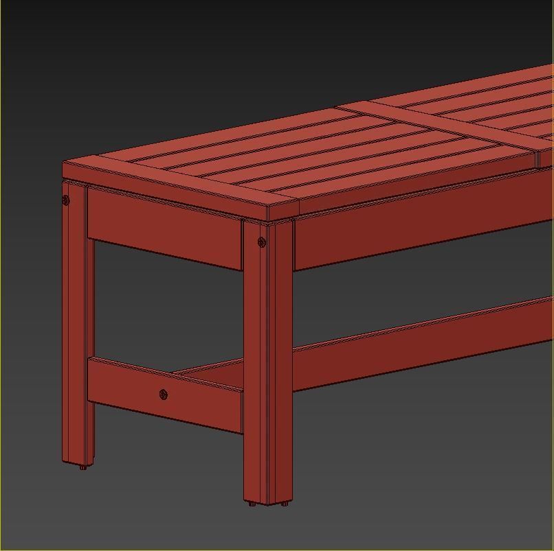  Applaro Table and chairs set 02 3D model_4