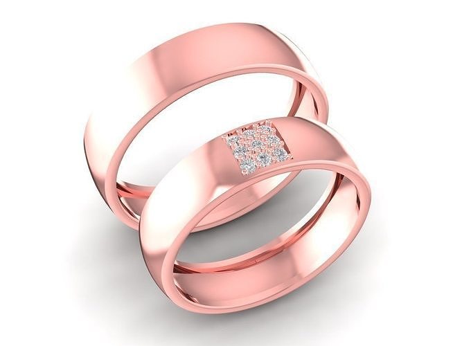 wedding ring 824 3D print model