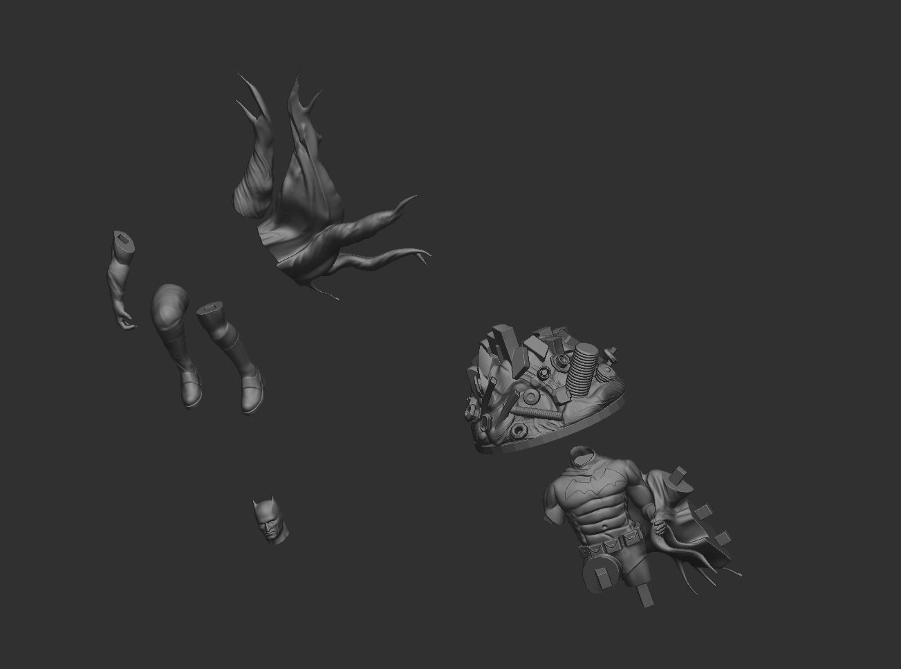 Batman  3D print model_2