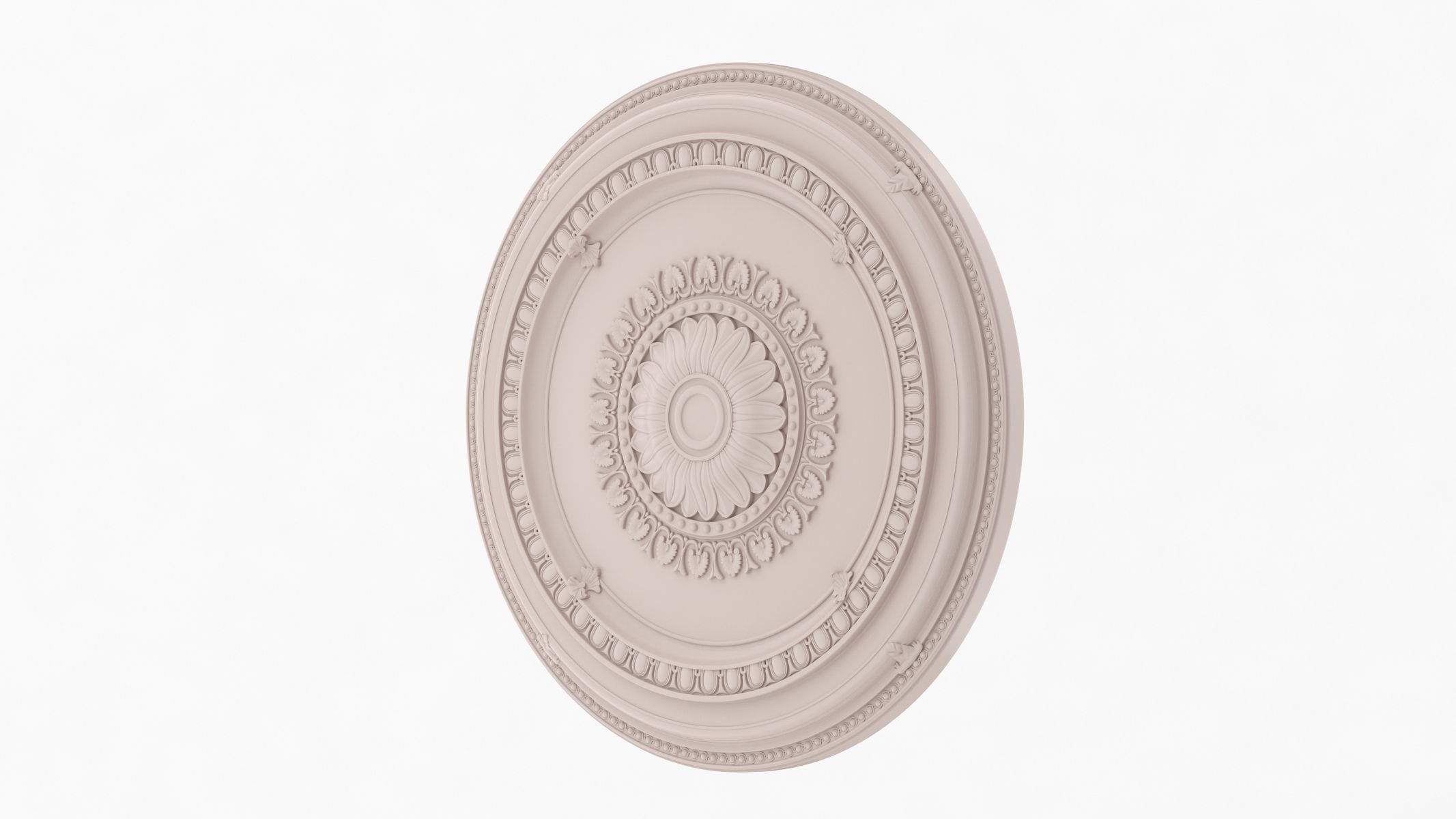 Classic Celling Medallion 30 3D model_2