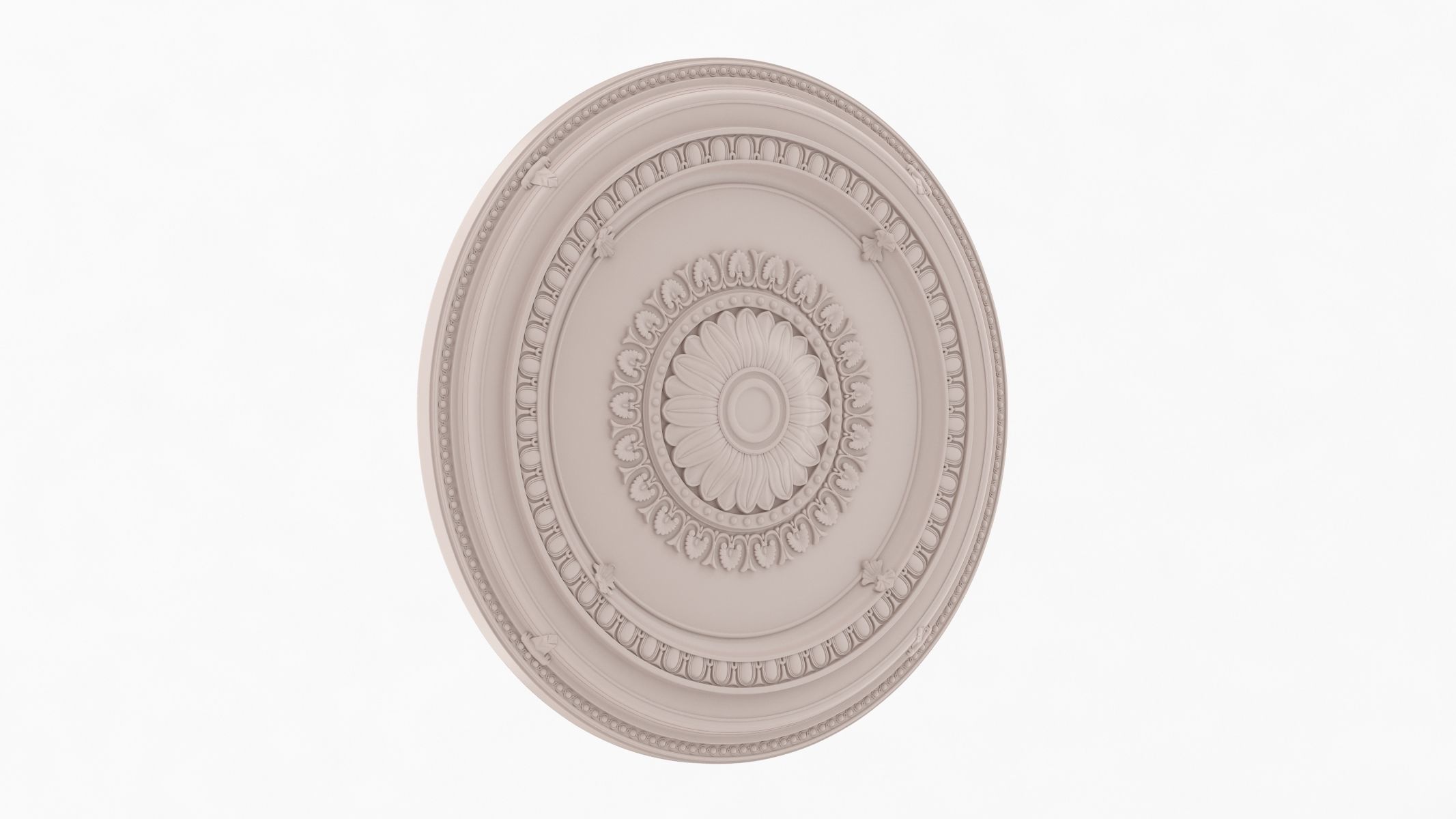 Classic Celling Medallion 30 3D model_1