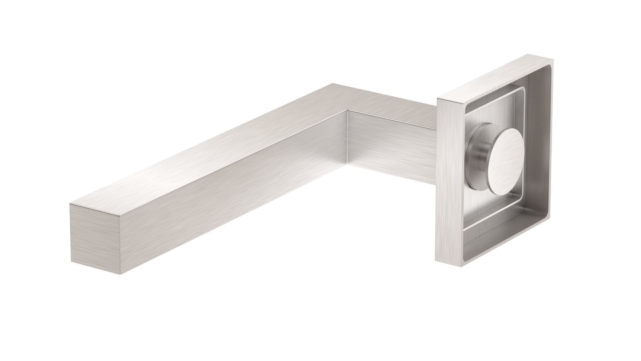 Eurospec Alvar Mitred Stainless Steel Door Handle 3D model_3