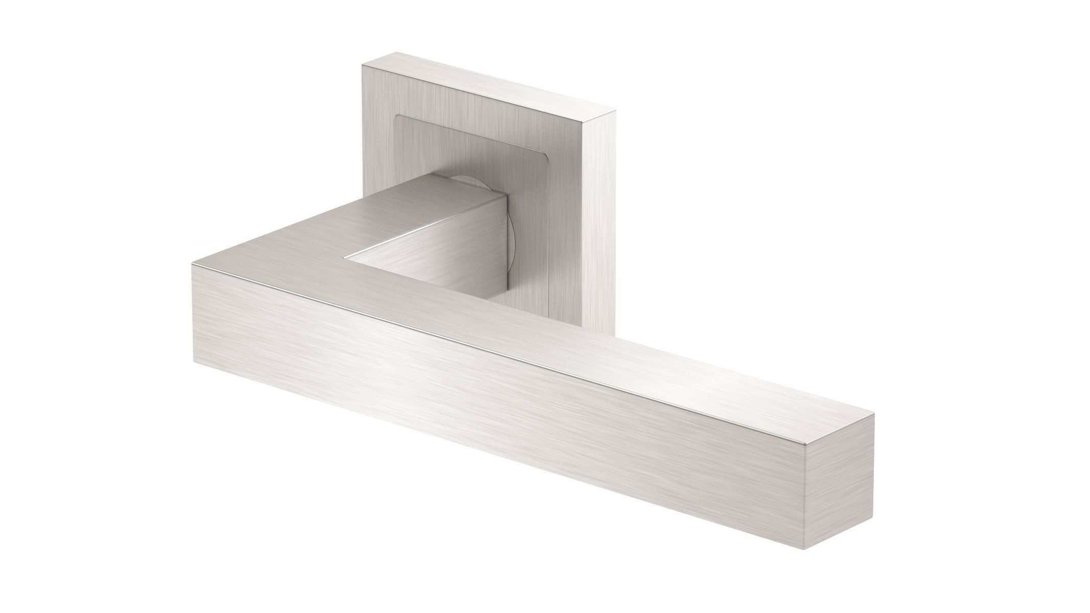 Eurospec Alvar Mitred Stainless Steel Door Handle 3D model_4