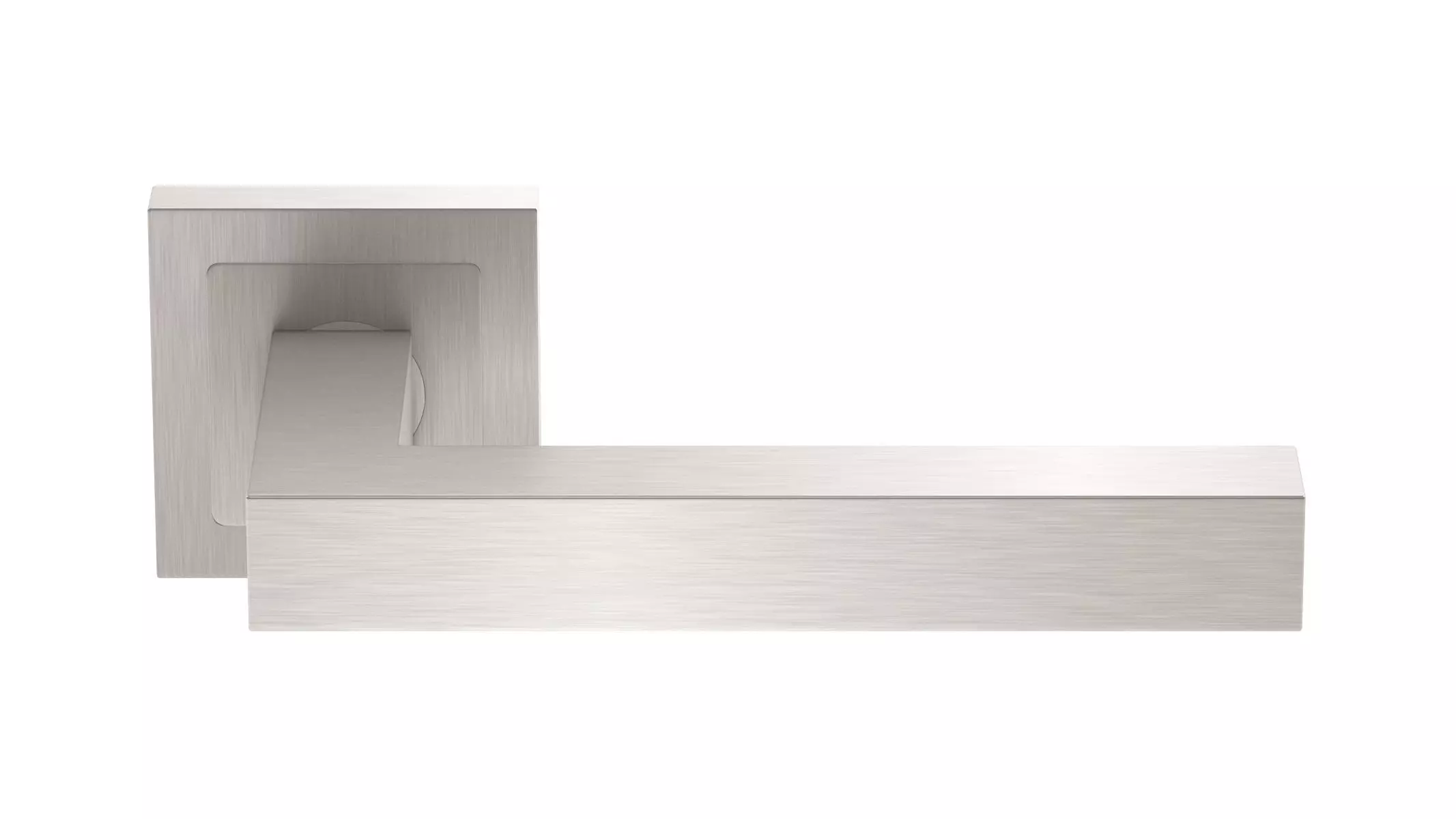 Eurospec Alvar Mitred Stainless Steel Door Handle 3D model_0