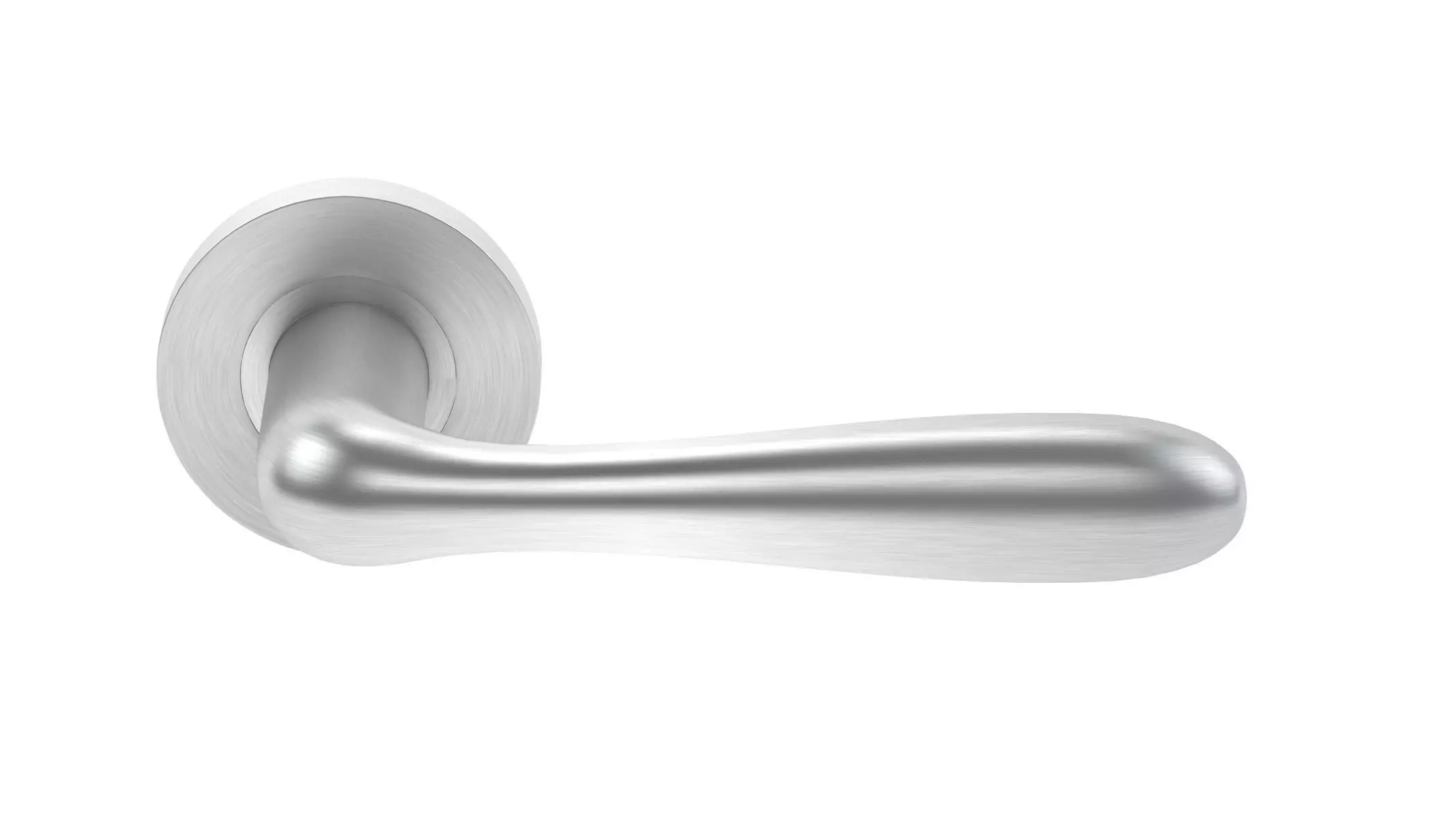 Eurospec Bulb Stainless Steel Door Handle 3D model_0