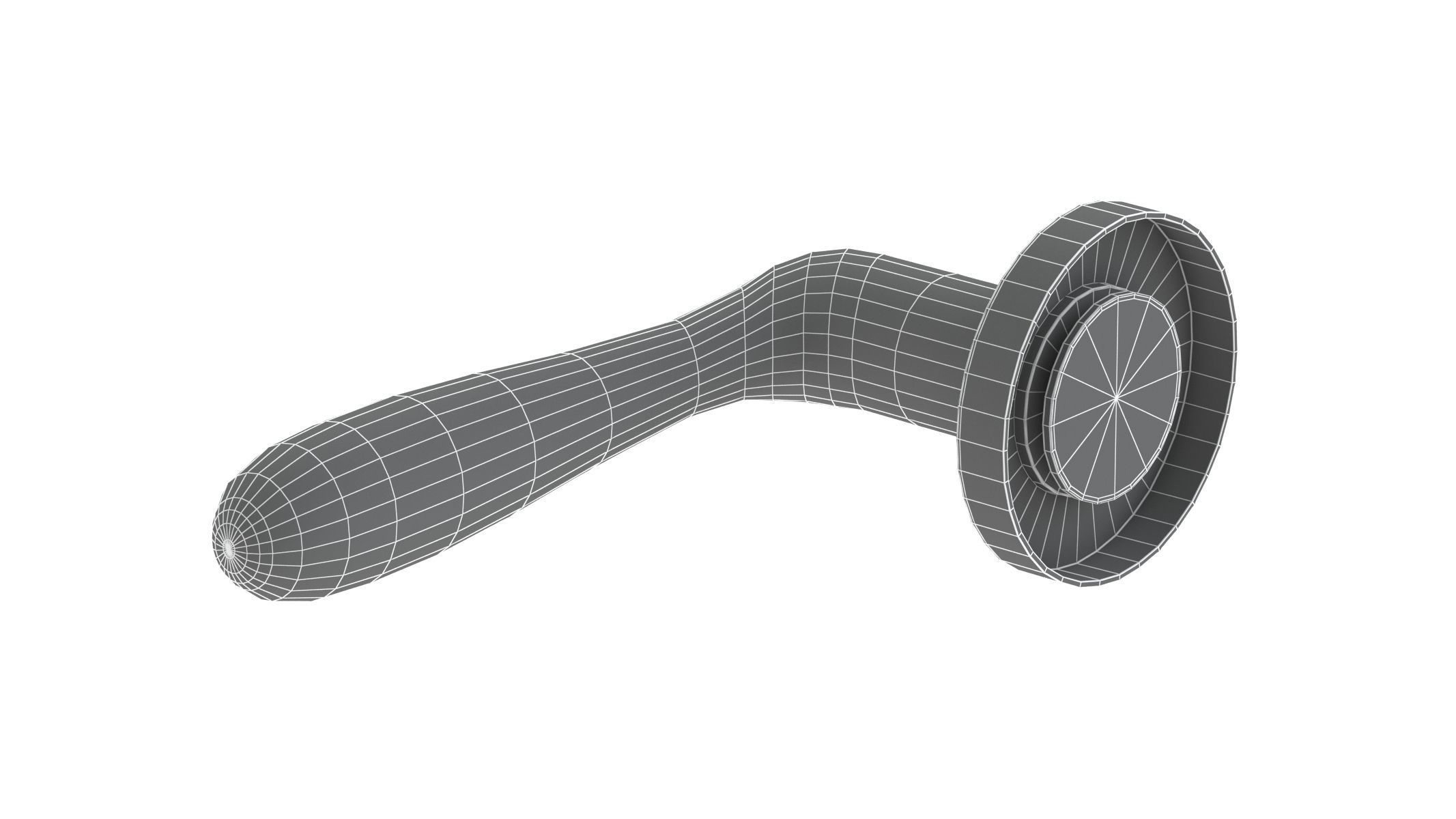 Eurospec Bulb Stainless Steel Door Handle 3D model_8