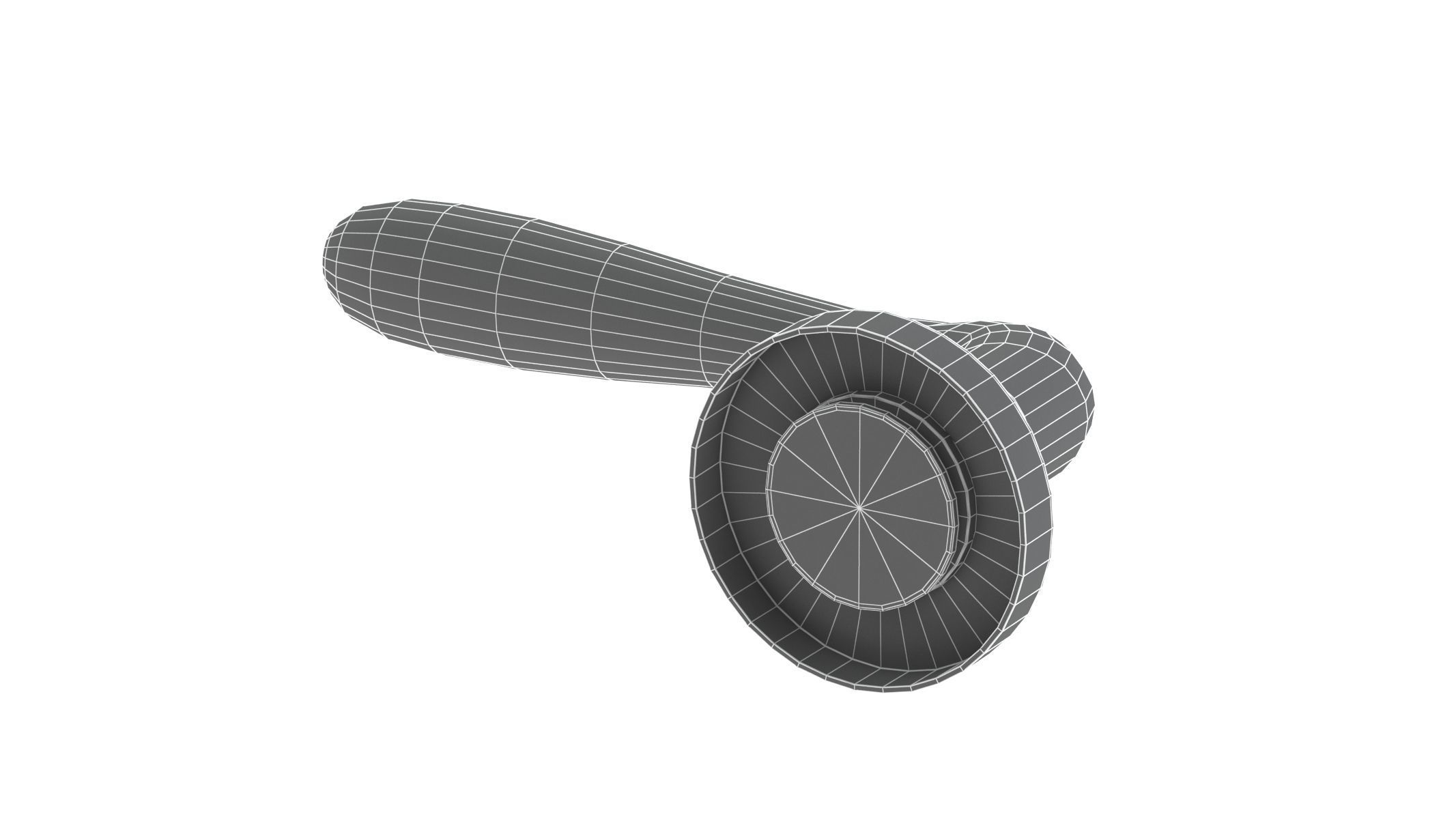 Eurospec Bulb Stainless Steel Door Handle 3D model_7