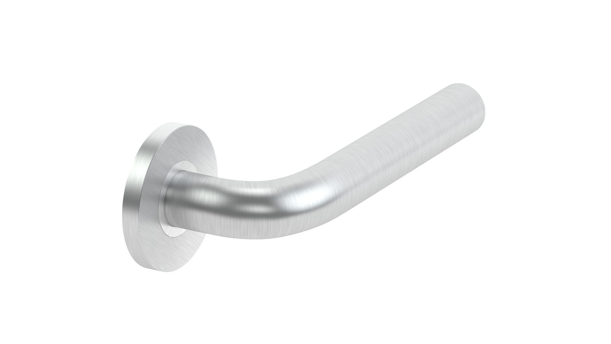 Eurospec Radium Stainless Steel Door Handle 3D model_1
