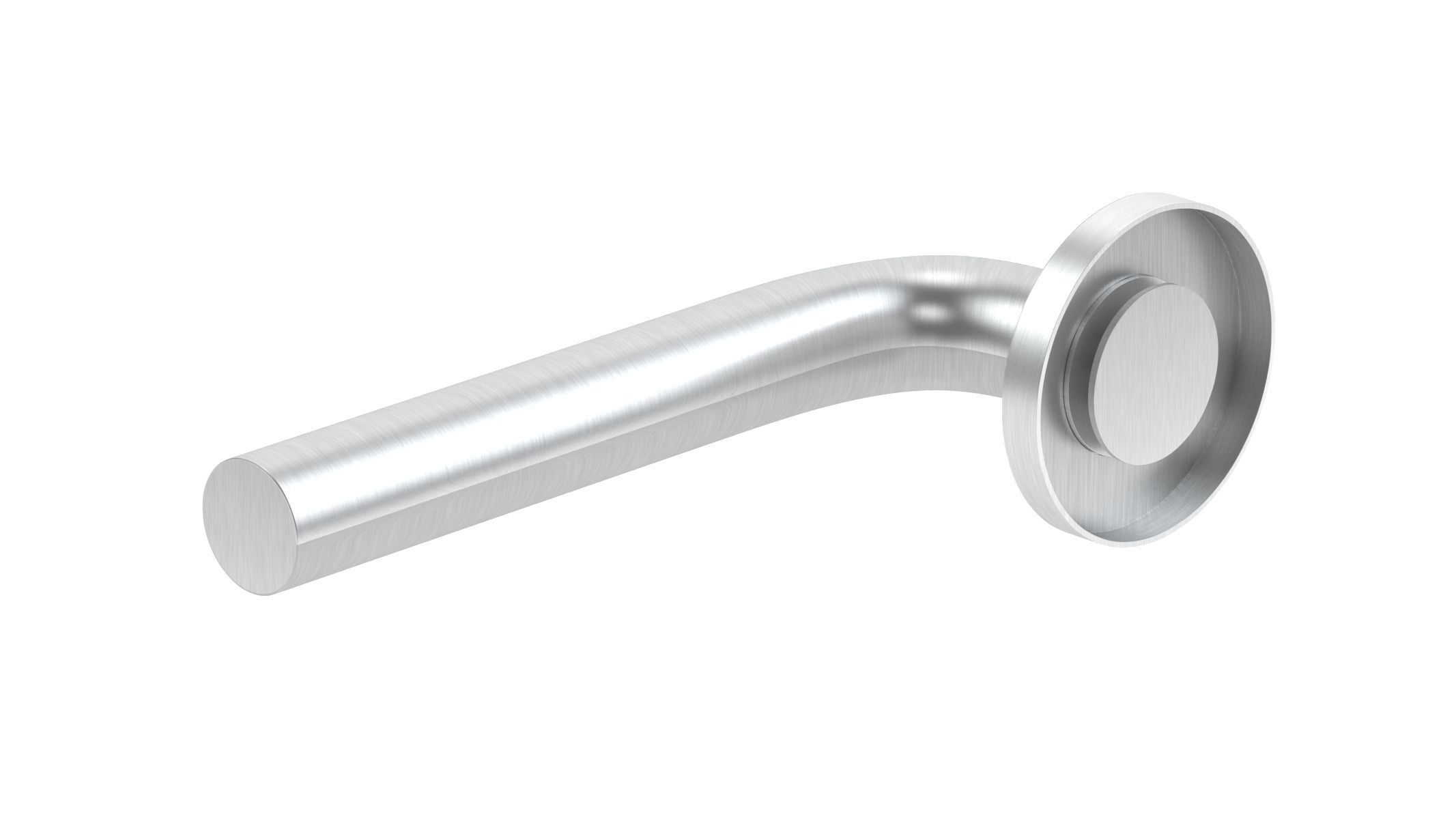 Eurospec Radium Stainless Steel Door Handle 3D model_3