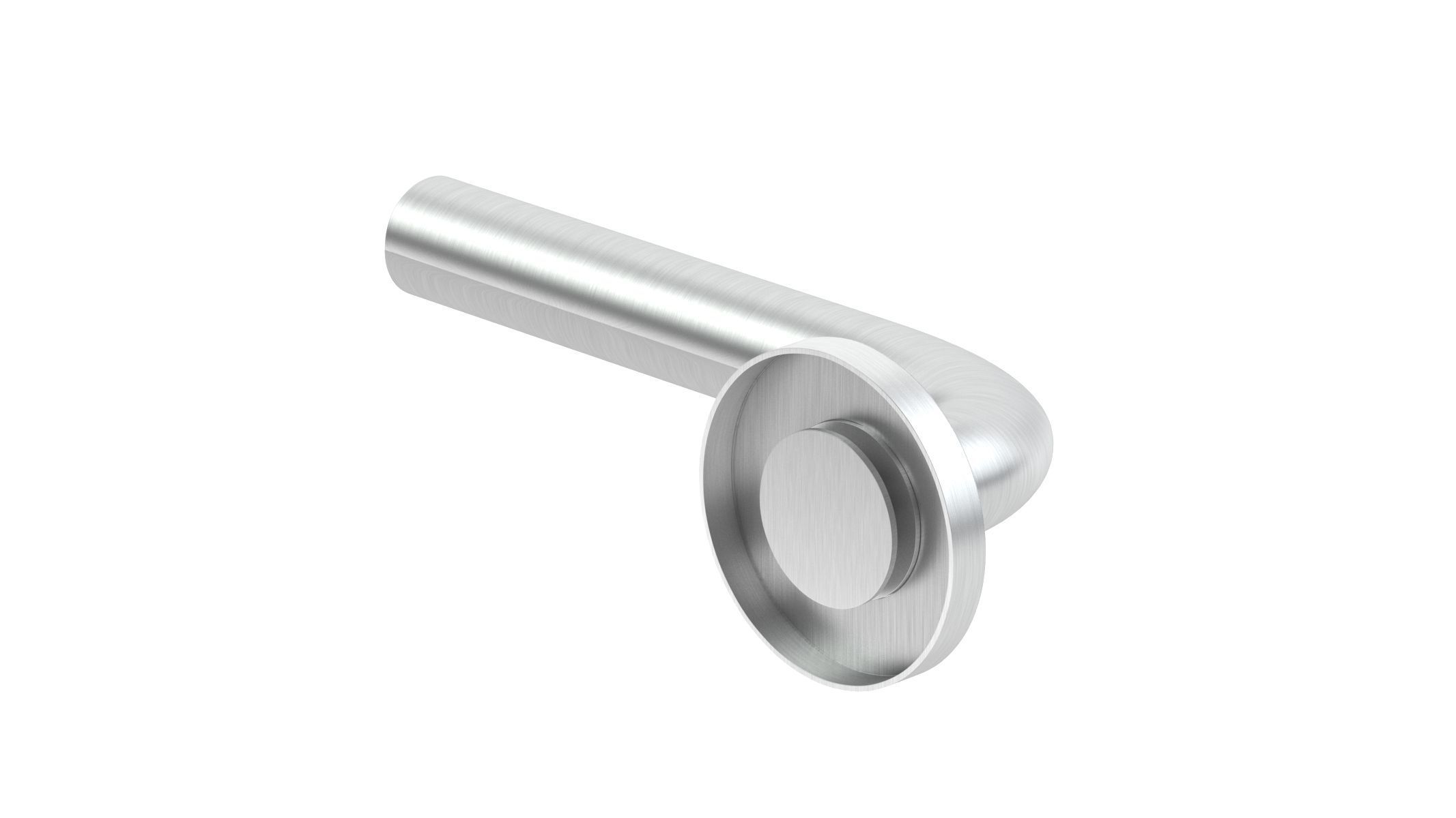Eurospec Radium Stainless Steel Door Handle 3D model_2