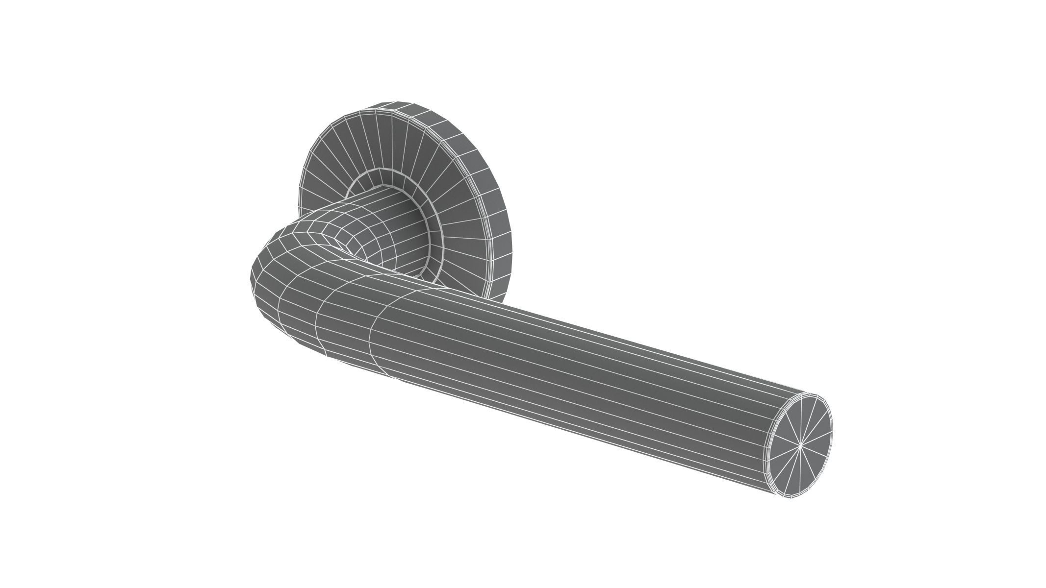 Eurospec Radium Stainless Steel Door Handle 3D model_9