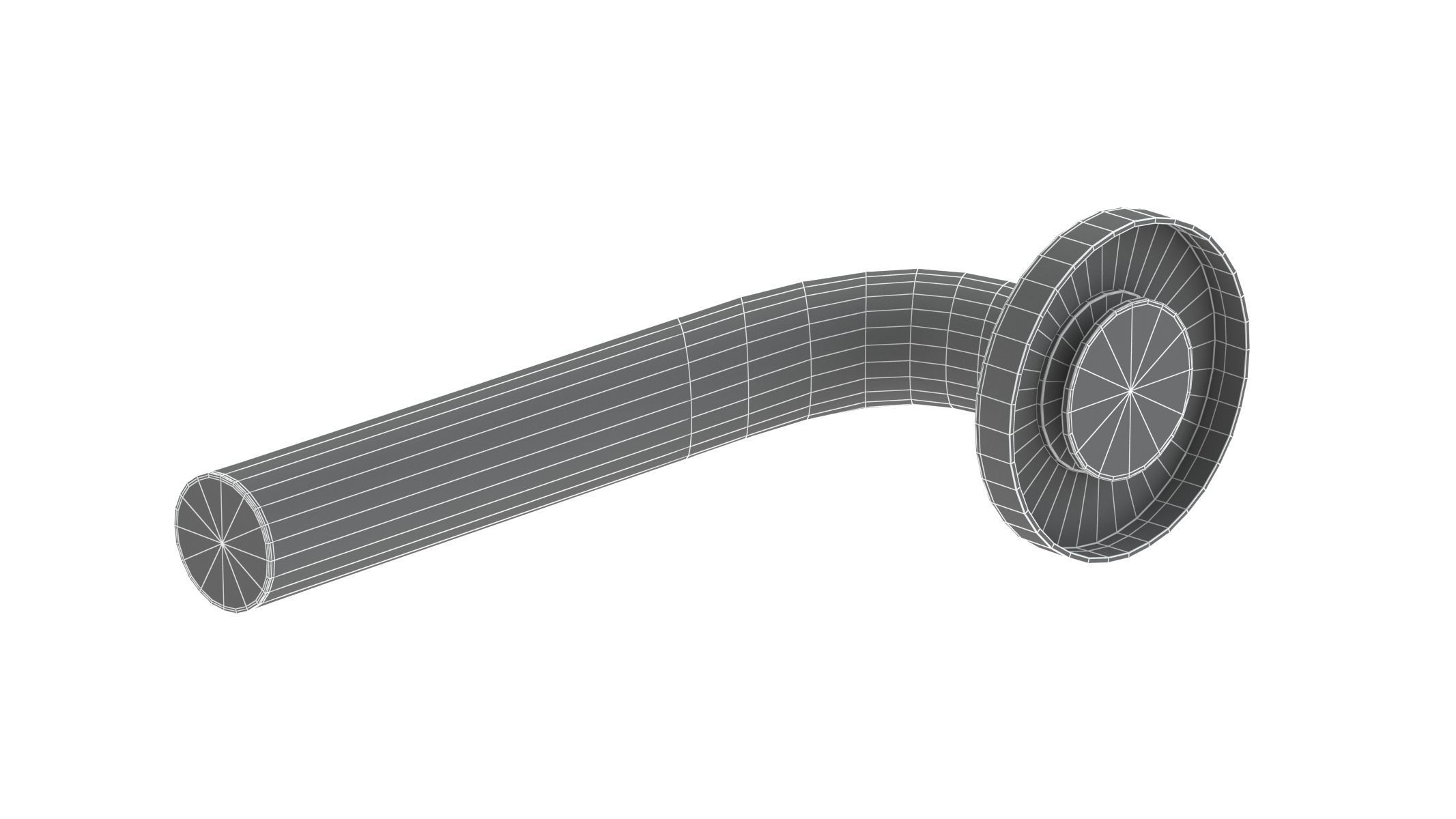 Eurospec Radium Stainless Steel Door Handle 3D model_8