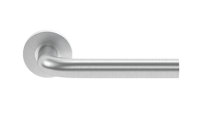 Eurospec Radium Stainless Steel Door Handle 3D model