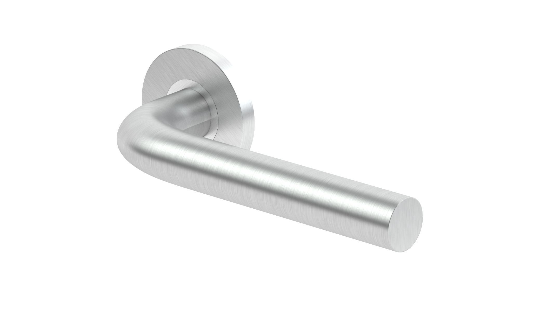Eurospec Radium Stainless Steel Door Handle 3D model_4