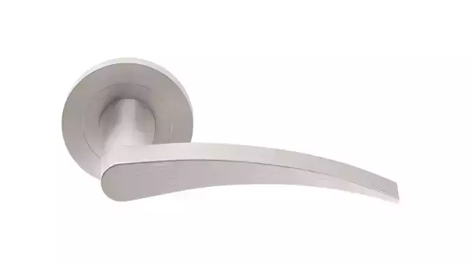  Eurospec Volantes Satin Stainless Steel Door Handle