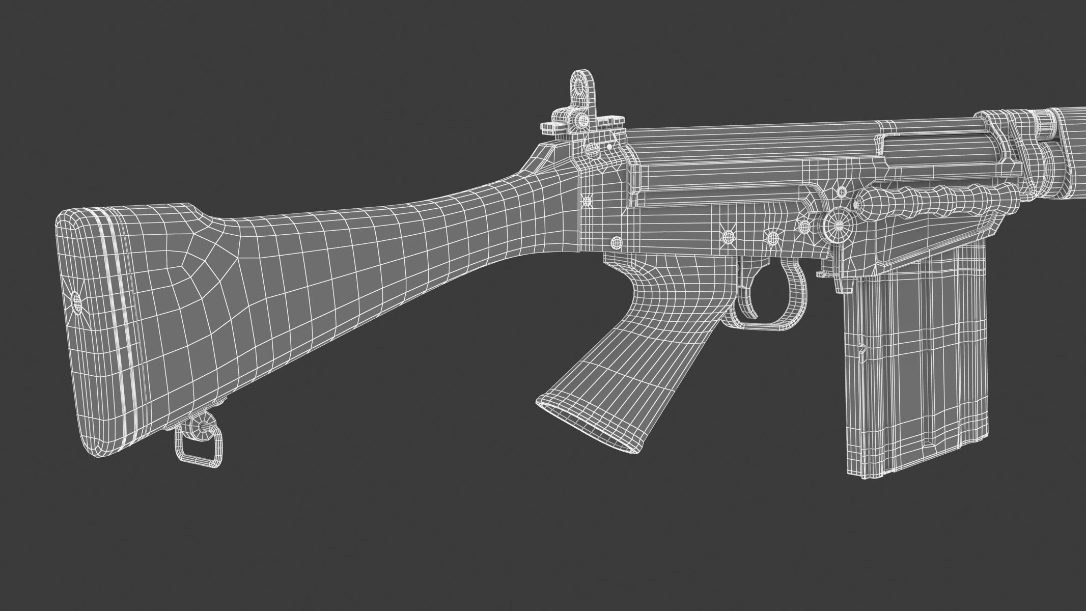 FN FAL 3D model_20