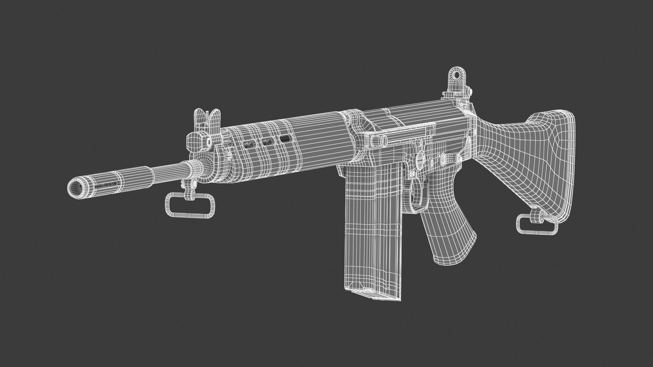 FN FAL 3D model_18