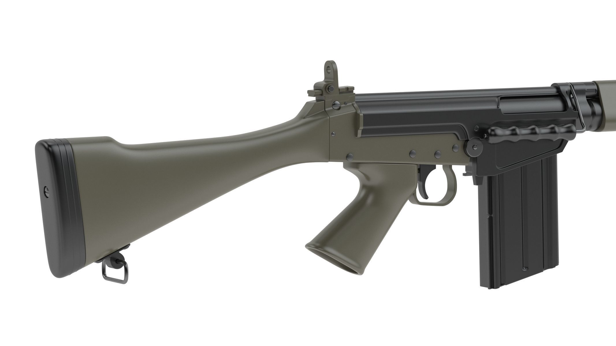 FN FAL 3D model_5