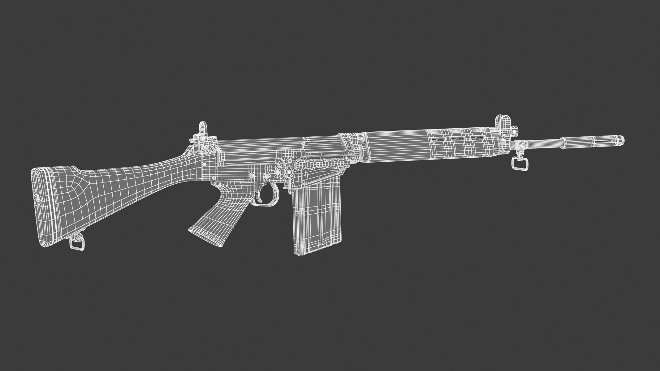 FN FAL 3D model_15