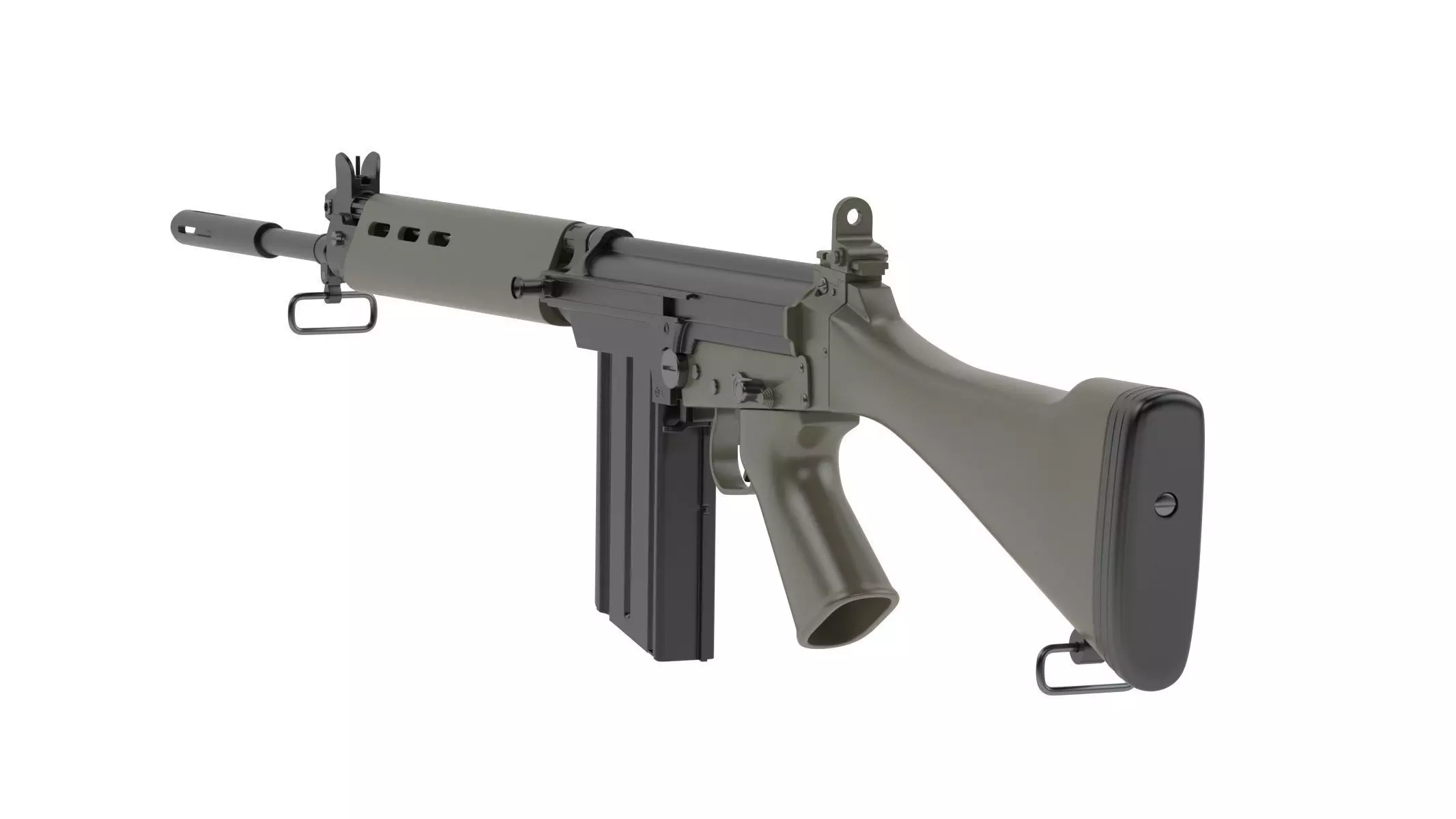 FN FAL 3D model_0