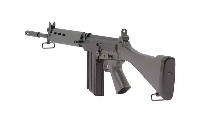 FN FAL 3D model