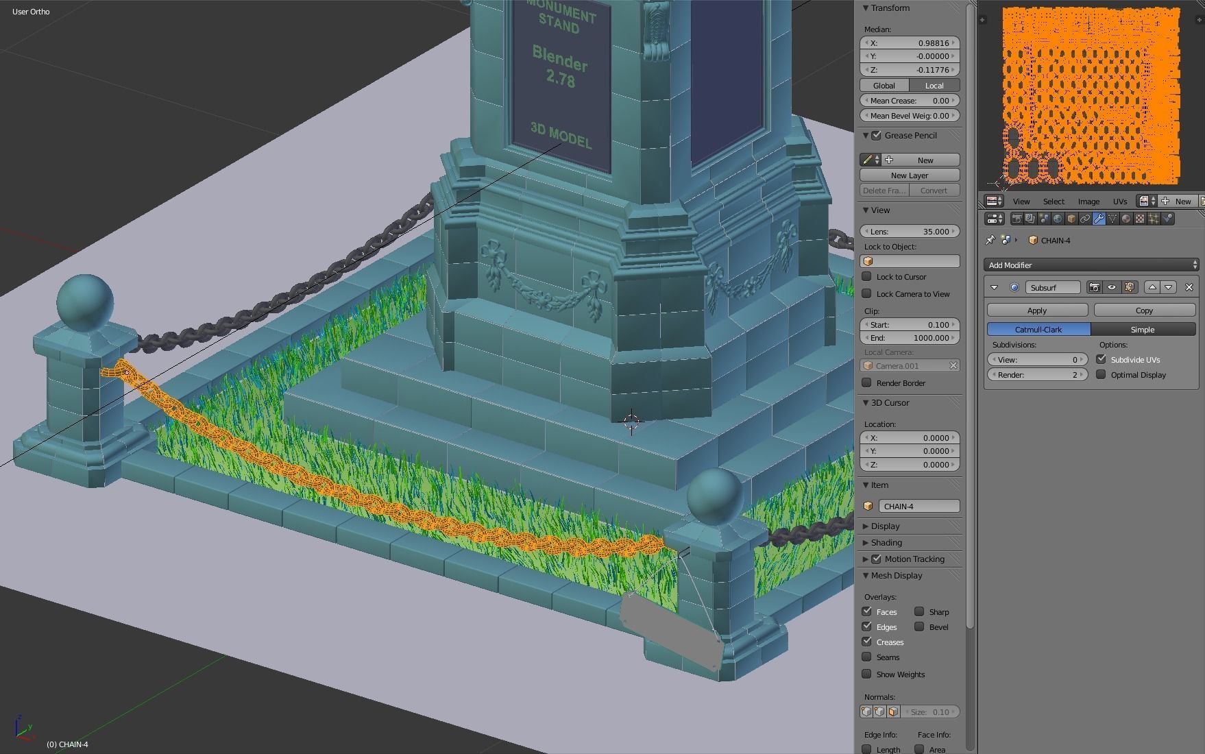 Monument Stand 3D model_14
