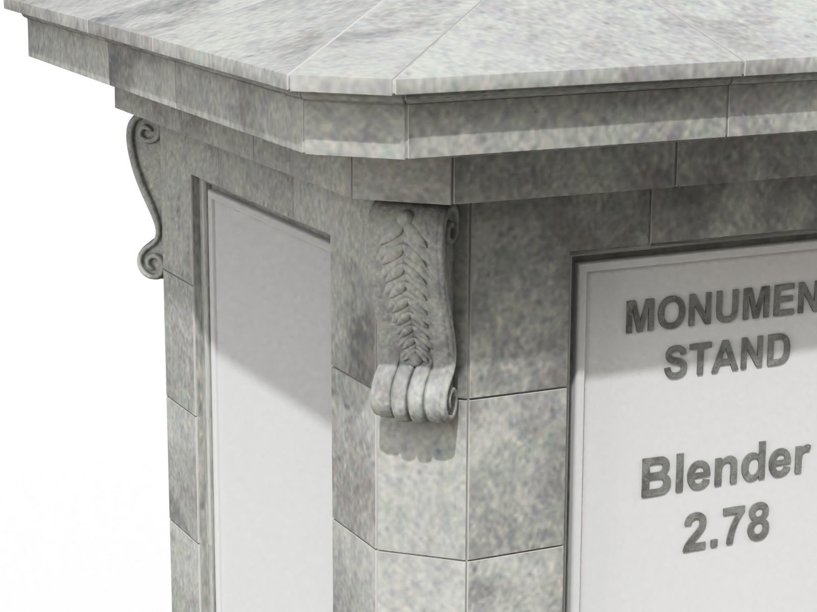 Monument Stand 3D model_5