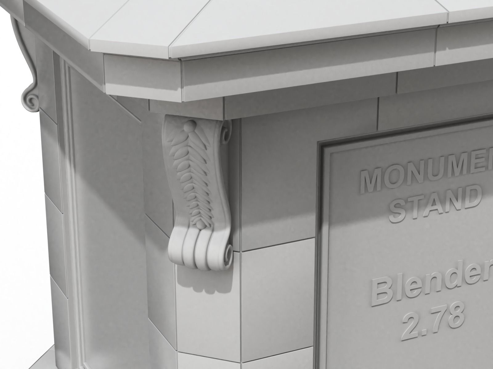 Monument Stand 3D model_12