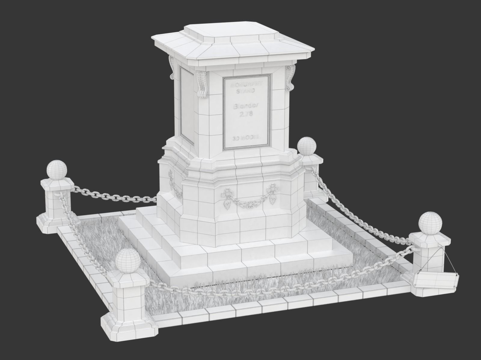 Monument Stand 3D model_17
