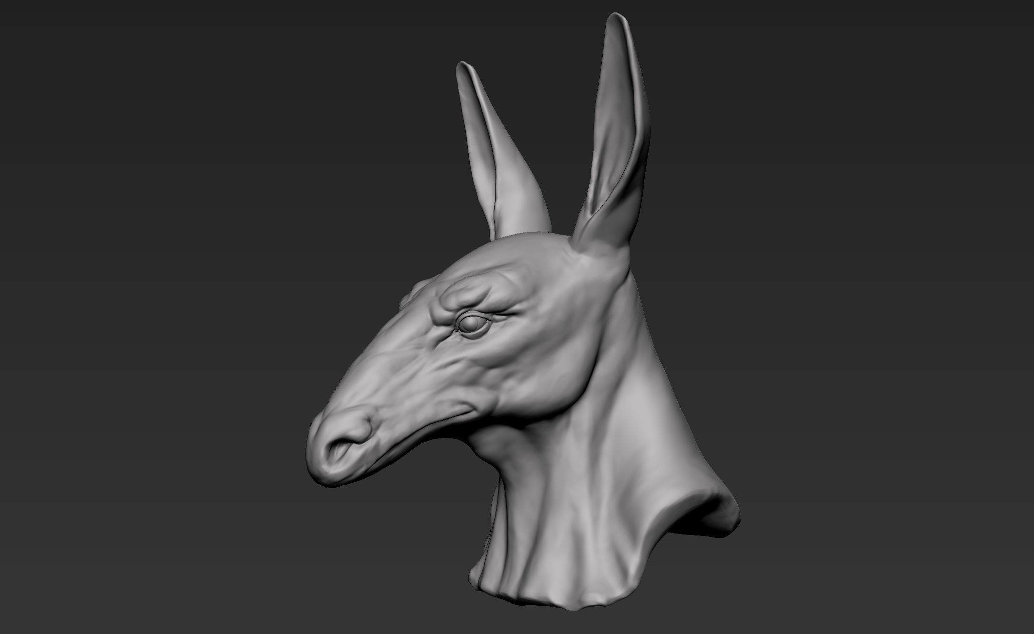 Seth Head 3D model_1