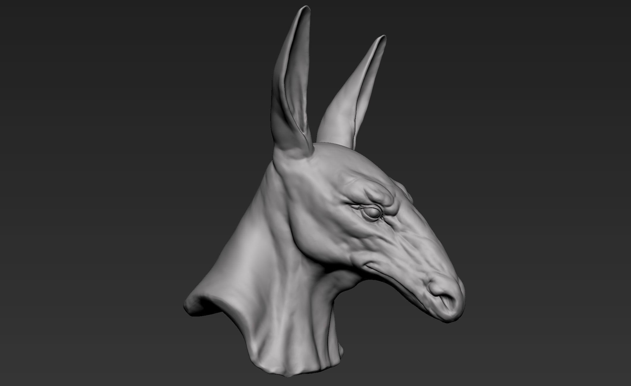 Seth Head 3D model_2