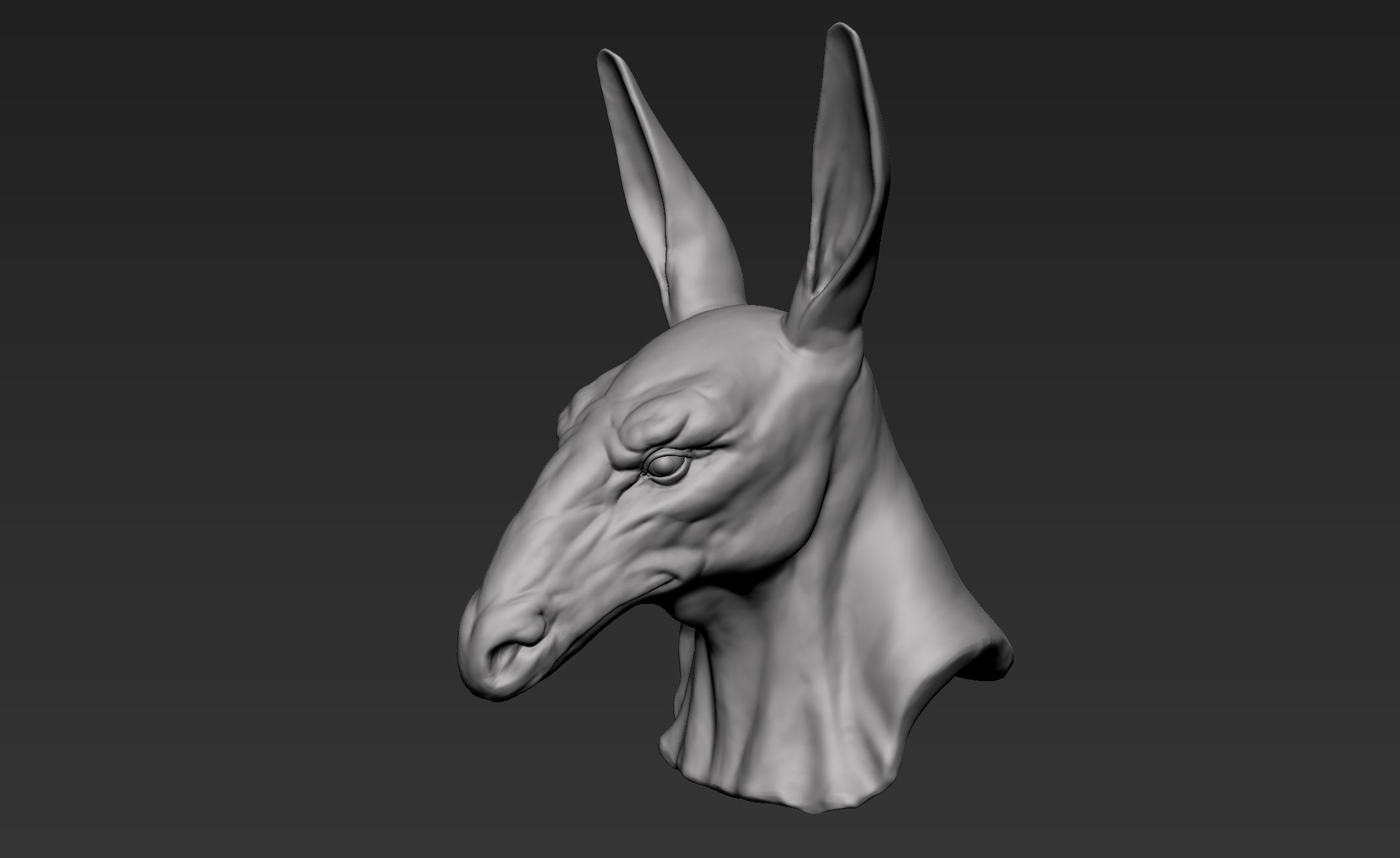 Seth Head 3D model_7