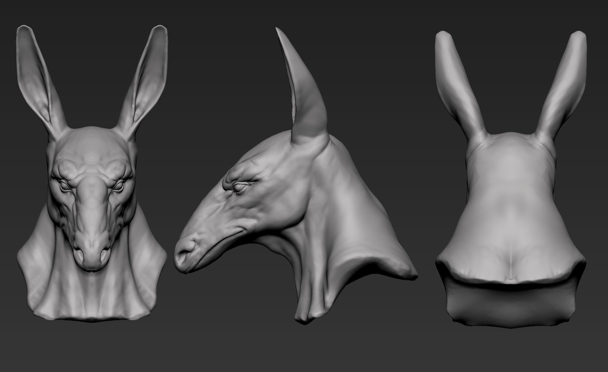 Seth Head 3D model_10