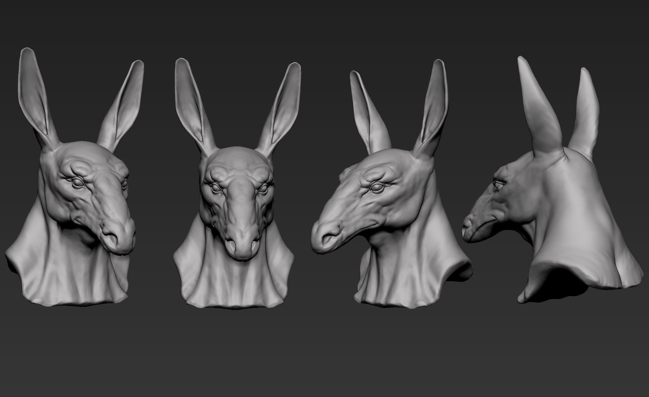 Seth Head 3D model_9