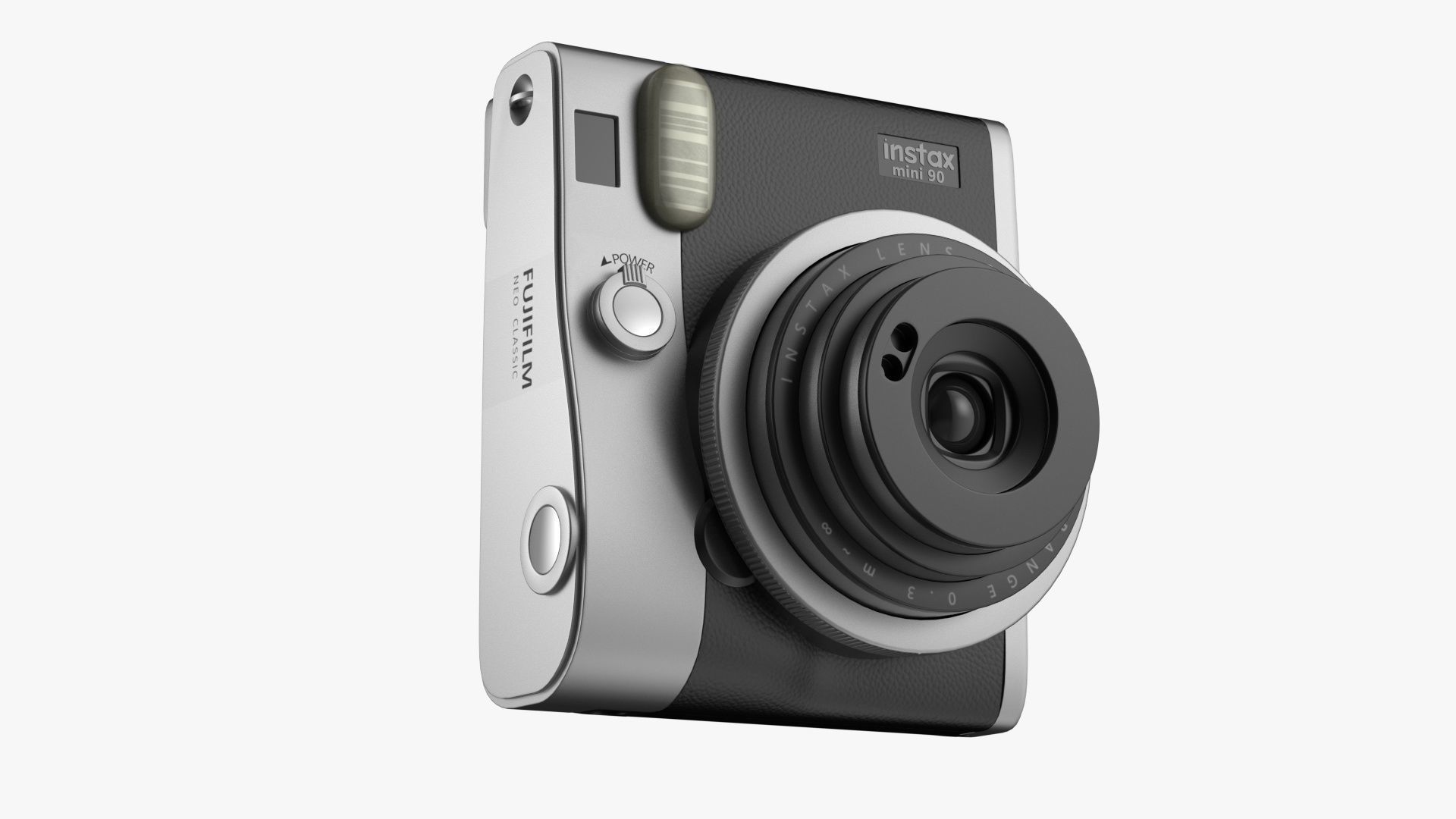 Fujifilm Instax Mini 90 Neo Classic Instant Film Camera  3D model_1