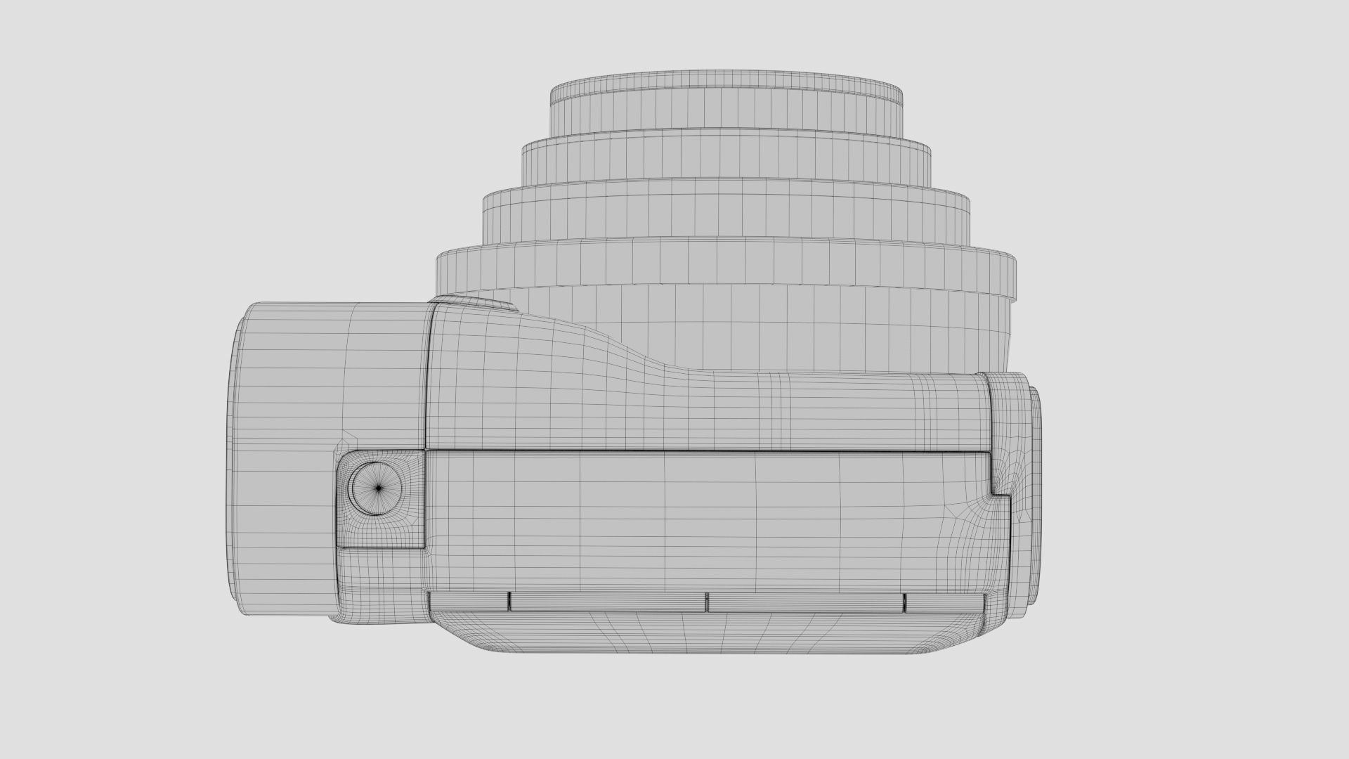 Fujifilm Instax Mini 90 Neo Classic Instant Film Camera  3D model_26