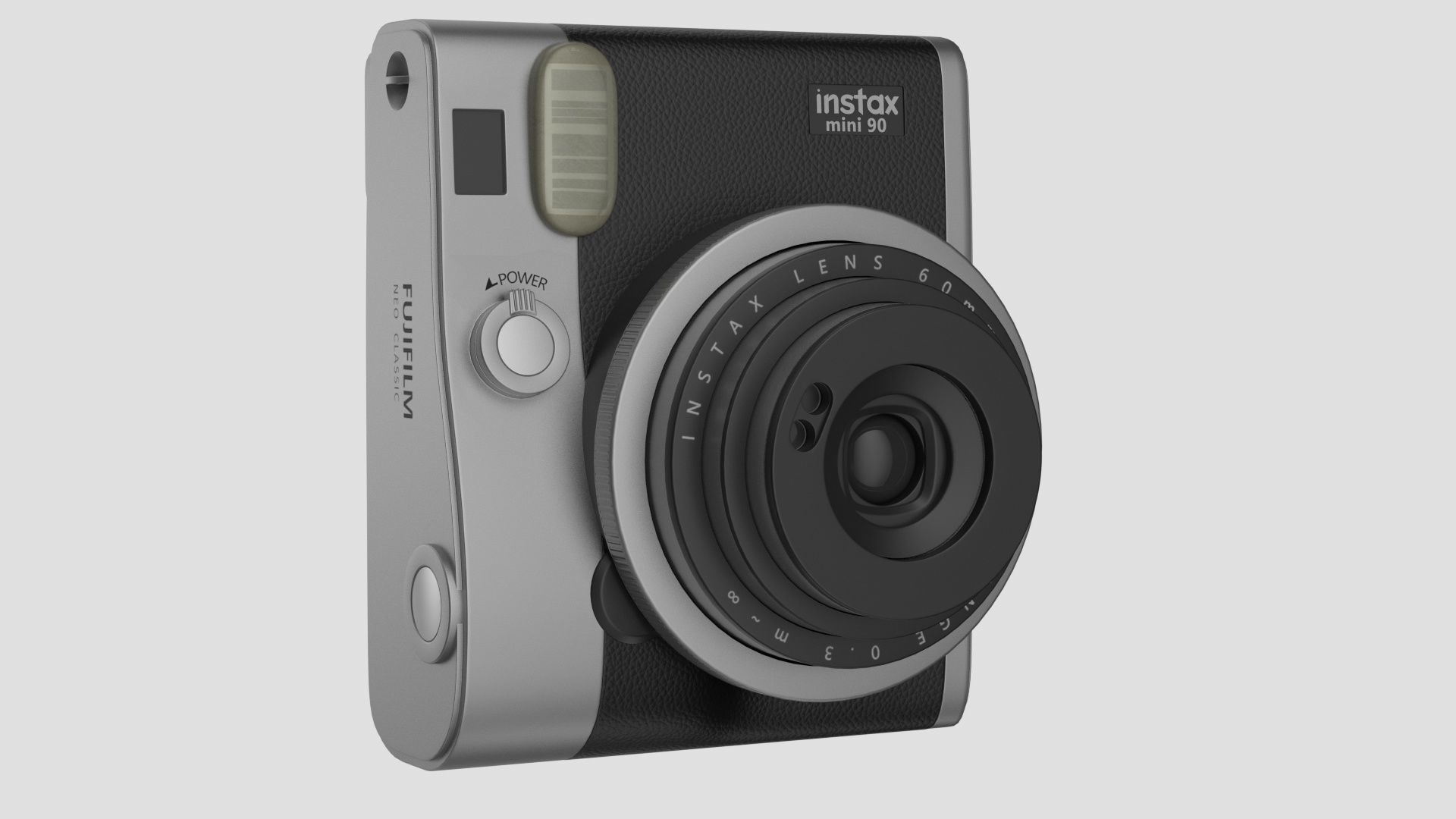 Fujifilm Instax Mini 90 Neo Classic Instant Film Camera  3D model_2
