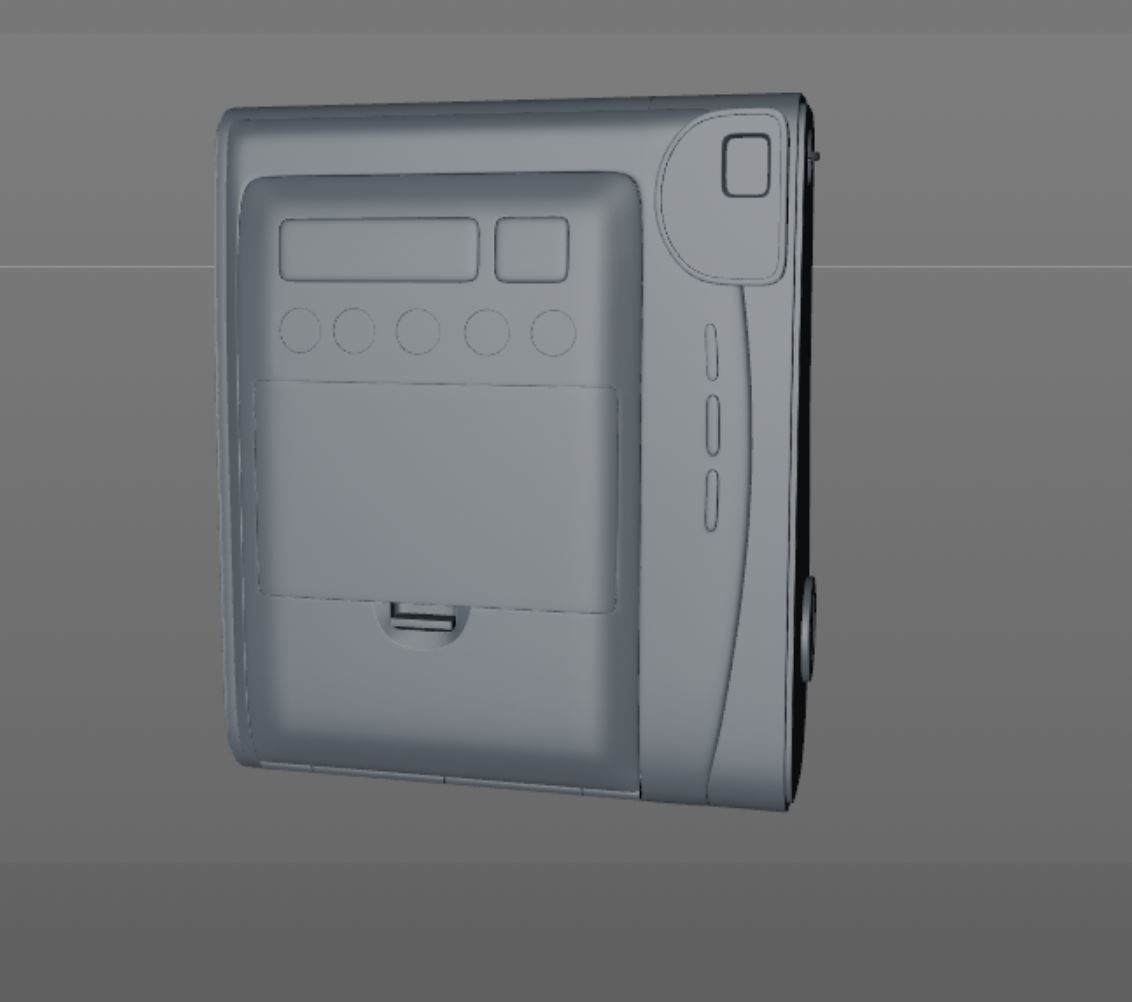 Fujifilm Instax Mini 90 Neo Classic Instant Film Camera  3D model_18