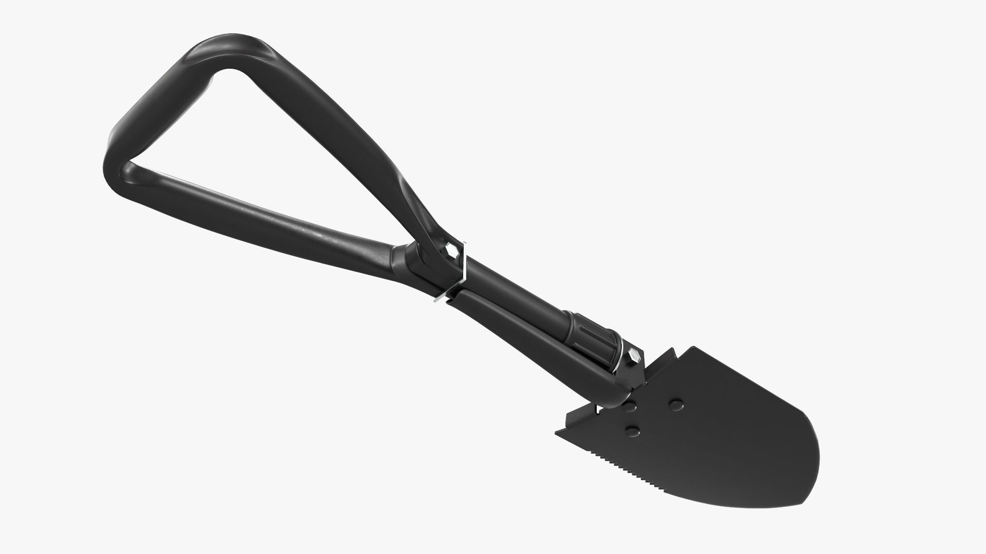 Mini foldable shovel unfolded 3D model_4