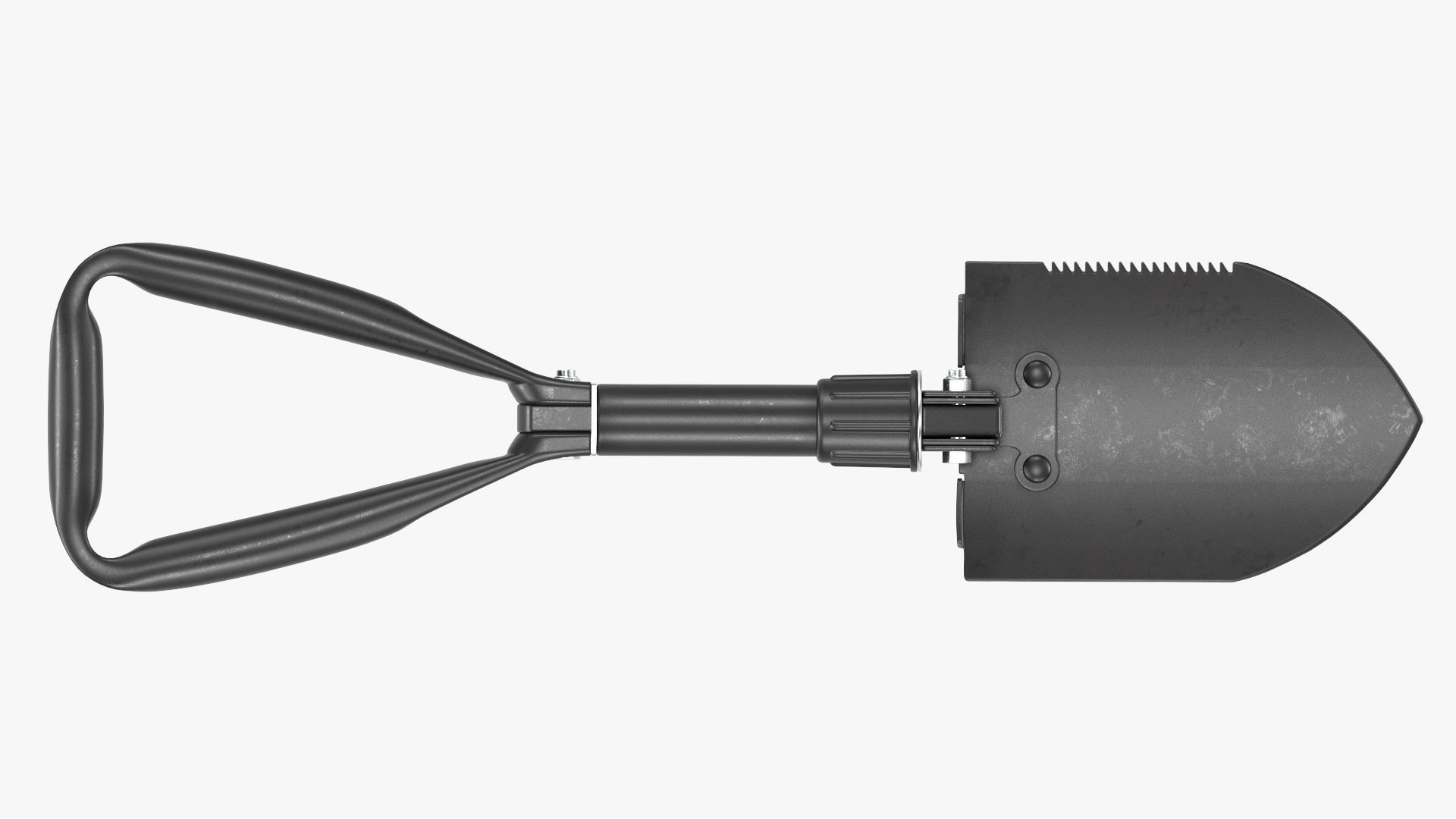 Mini foldable shovel unfolded 3D model_7