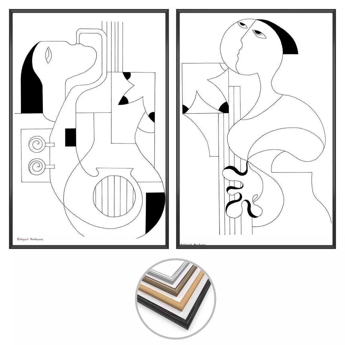 Wall Art Set 3582 3D model_0