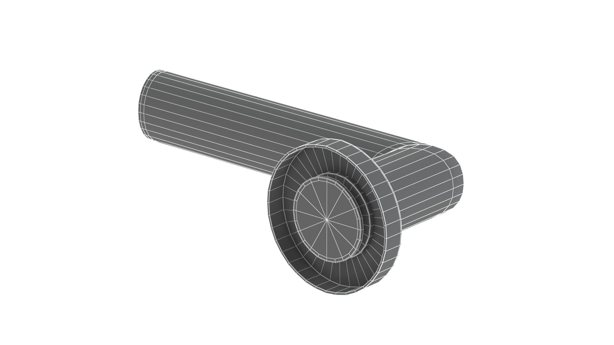 Frelan Satin Stainless Steel Door Handle 3D model_7