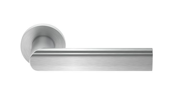 Frelan Satin Stainless Steel Door Handle 3D model