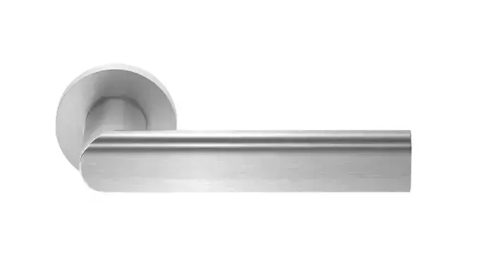 Frelan Satin Stainless Steel Door Handle 3D model