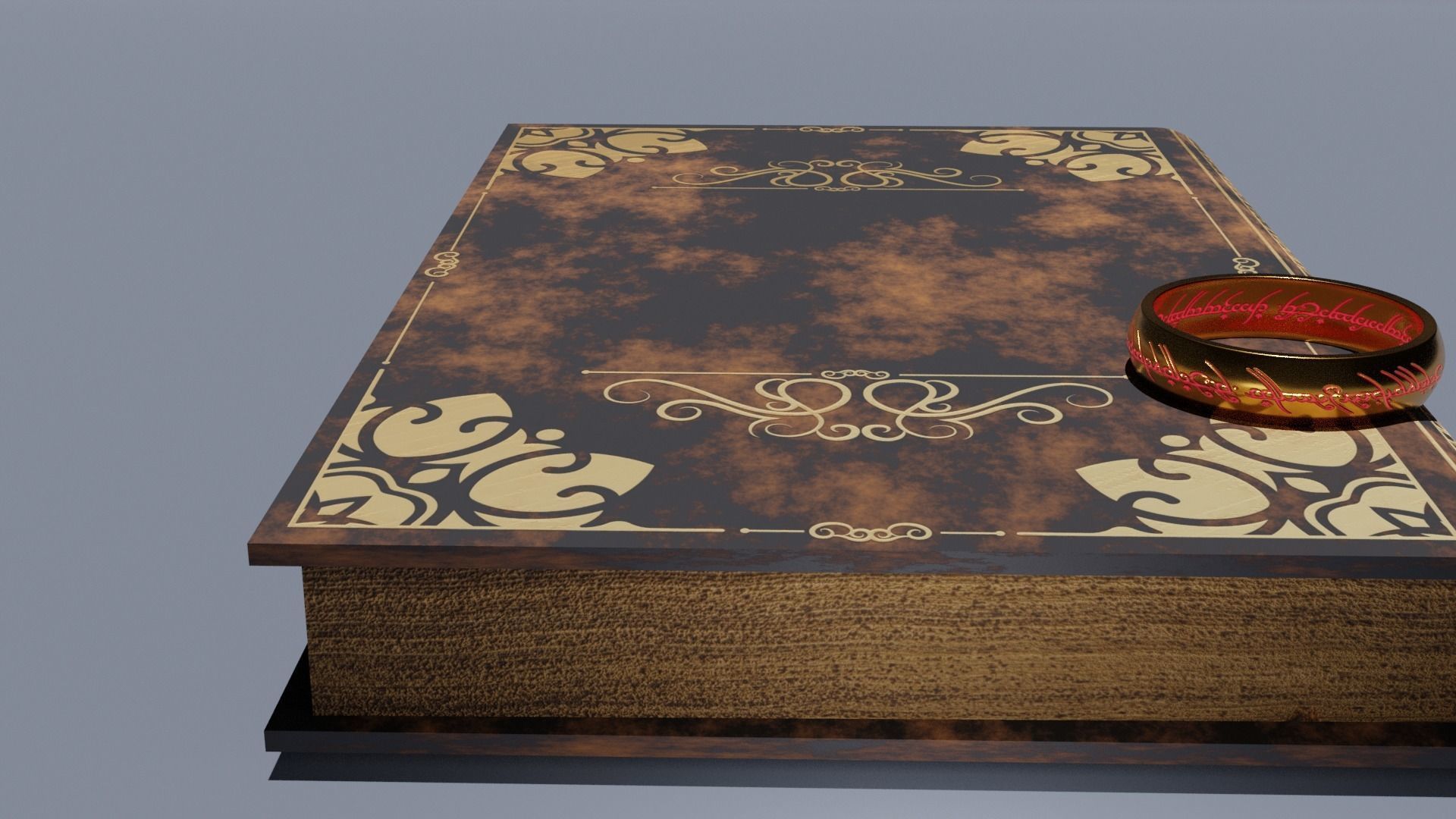 The Lord Of The Rings Ring  3D model_1