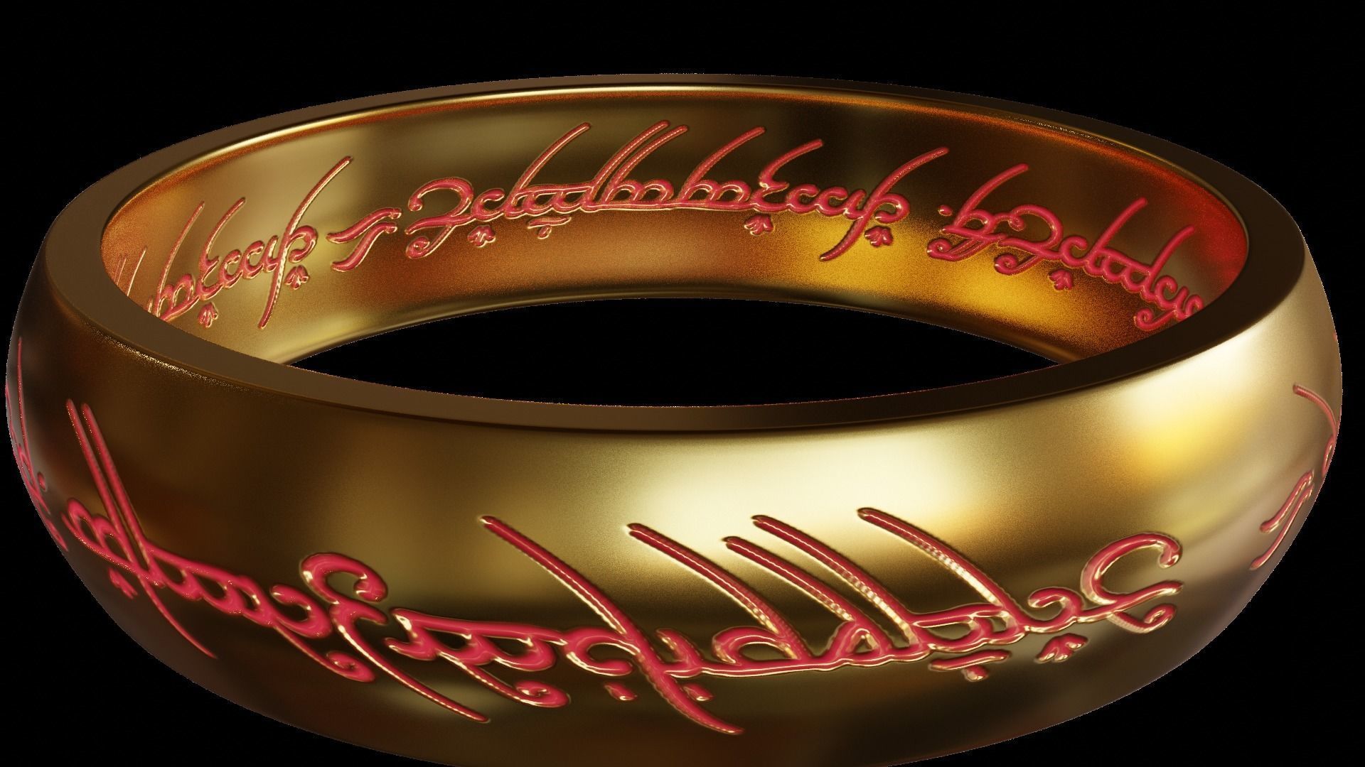 The Lord Of The Rings Ring  3D model_3