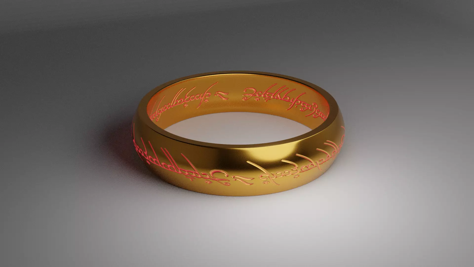 The Lord Of The Rings Ring  3D model_0