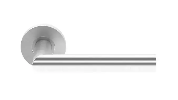 Julian Satin Stainless Steel Door Handle 3D model