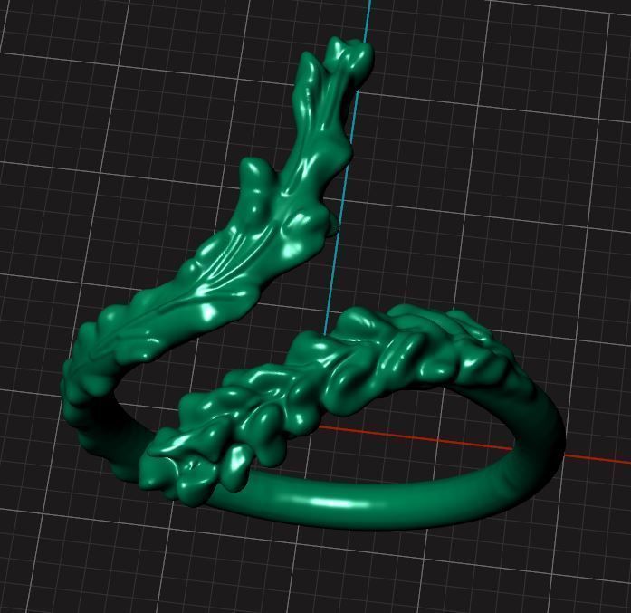 Stalk Ring 3D print model_4